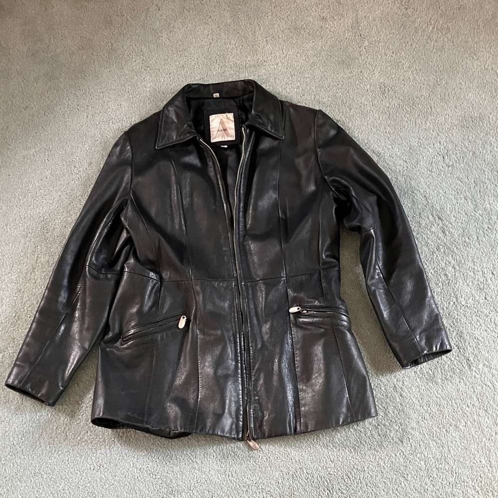 Avanti Black Leather Performance Jacket
